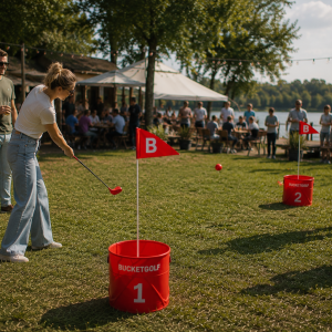 Bucketgolf bedrijfsuitje